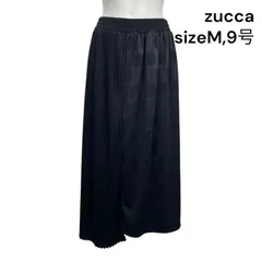 ◆美品 ズッカ zucca スカート ロング プリーツ ブラック 水玉 M、9号 レディース S5T027のサムネイル