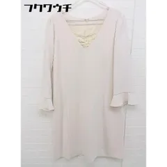 ◇ PROPORTION BODY DRESSING レース 長袖 ミニ ワンピース サイズ3 ベージュ レディース 【中古】 【1104280006482】