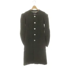 ジュンヤワタナベ JUNYA WATANABE コムデギャルソン COMME des GARCONS AD1995 ノーカラーウールコート ロング アウター パフスリーブ グレー マルチカラー /MI ■OS ■SHのサムネイル