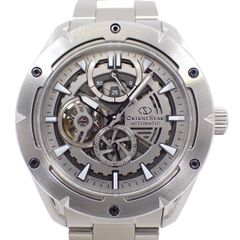 オリエントスター アバンギャルドスケルトン スポーツ 自動巻き メンズ 腕時計 純正SSベルト RK-AV0A02S【いおき質店】