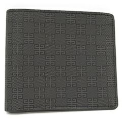 GIVENCHY 二つ折り財布 カード入れ 札入れ レザー ブラック