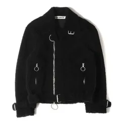 美品 OFF-WHITE オフホワイト ジャケット サイズ:S シープムートン ボンバー ジャケット ブラック 黒 アウター ブルゾン 【メンズ】のサムネイル