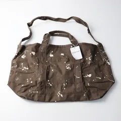 未使用 保管品 グリーンレーベル別注 エルエルビーン L.L.Bean paint splatter グローサリートートバッグ ブラウン系【2400014434606】