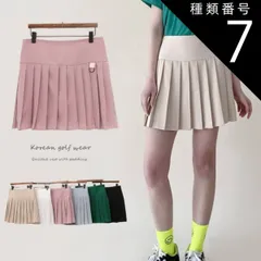 種類7:グリーン/M ゴルフウェア スカート ゴルフ プリーツ レディース 韓国 春 夏 秋 プリーツスカート ゴルフウエア ミニ スカート テニス おしゃれ かわいい 切り替え ピンク 白 青 緑 ベージュ 黒 ゴルフ女子 大人 スポーツ 韓国ファッション 