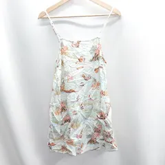 ◇ ⊂ Φ BILLABONG ビラボン 総柄 ミニ丈 ワンピース サイズM ブルー オレンジ レディース E  【1410100033645】のサムネイル