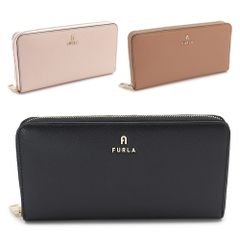 フルラ 長財布 レディース CAMELIA WP00322 ARE000 カメリア ジップアラウンド XL ラウンドファスナー レザー 単色 バイカラー FURLA