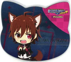 【中古】バッジ・ビンズ 天ヶ瀬冬馬 「アイドルマスター SideM 5周年記念イベント in ナンジャタウン池袋 ねこ型マグバッジ」