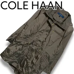 COLE HAAN コールハーン カーキブラウン パッカブルジャケット モッズコート ナイロン フード付き Mサイズ レディース 軽量 撥水 STORM CLOUD 収納袋付き アウトドア 春秋 001117H