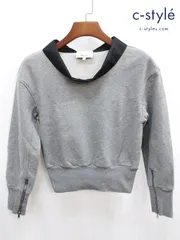 新品 59400円 3.1 フィリップリム シャツ切り替え スウェット XS