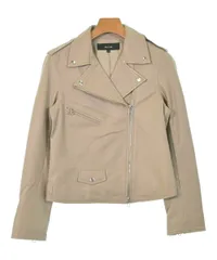 ⭐︎美品⭐︎allureville ベージュ ダブルライダースジャケット サイズ2 ラムレザーライダース|allureville OFFICIAL SITE / ONLINE SHOP