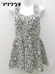 ◇ snidel スナイデル 総柄 ノースリーブ ミニ ワンピース サイズF マルチ レディース 【中古】 【1002800437191】