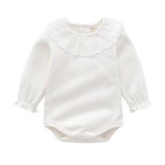 ボディースーツ 60 70 80 セレモニードレス ロンパース ベビー 女の子 新生児 退院 お宮参り 秋 冬 春 赤ちゃん ホワイト 3ヵ月 6ヵ月 9ヵ月 12ヵ月 ハーフバースデー 誕生日 長袖 お食い初め 入園 出産準備 出産祝い cocobaby