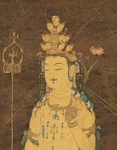 「金彩色木版画 十一面観音菩薩像図」江戸中期頃刊 1幅|仏像 仏画 仏教美術和本 2025年最新】十一面観音菩薩像の人気アイテム - メルカリ