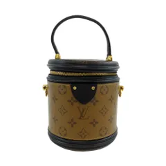 【天白】ルイヴィトン カンヌ モノグラムリバース ショルダーバッグ 2WAY M43986 ブラウン ブラック ゴールド金具 鞄