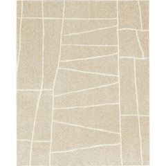 rughaus ラグ カーペット ベージュ ウール100% 未使用 - メルカリ