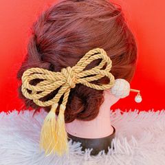お祭り髪飾り☆御神輿☆よさこい髪飾り☆だんじり☆タッセル☆成人式髪飾り☆結婚式髪飾り☆卒業式髪飾り☆前撮り☆体育祭☆夏祭り☆浴衣ヘア☆リボン☆
