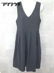 ◇ merlot メルロー ノースリーブ ロング ワンピース ブラック レディース 【中古】 【1002802470387】