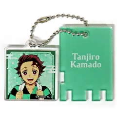 【中古】キーホルダー 竈門炭治郎 「鬼滅の刃×極楽湯・RAKU SPA 第四弾 ととのえ!みんなで極楽な休日 銭湯錠風キーホルダー」