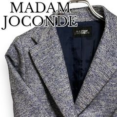 【訳アリ品】MADAM JOCONDE マダムジョコンダ テーラードジャケット ブルー系 レディース