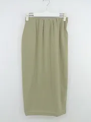 ◇ Mila Owen ミラオーウェン 膝下丈 ナロー スカート サイズ0 ベージュ系 レディース E  【1304050009334】