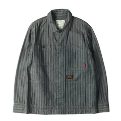 【美品】WTAPS ダブルタップス ジャケット サイズ:M / ヘリンボーン デニム チョアジャケット / カバーオール (CHORE JK) / インディゴ / アウター ブルゾン 上着【メンズ】【中古】のサムネイル