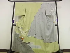 平和屋本店□極上 人間国宝 羽田登喜男 TOKIOetTOKI 訪問着 枝梅に鴛鴦