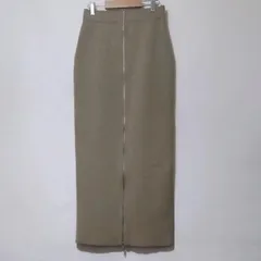 【milybilet】　フルジップラインスカート・タイトロングスカート