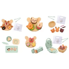 【中古】おもちゃ 全6種セット 「シルバニアファミリー 森のにぎやかパン屋さん」