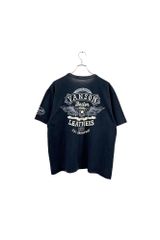 Made in USA VANSON COTTONS T-shirt バンソン 半袖Tシャツ サイズXL ブラック ヴィンテージ ネ