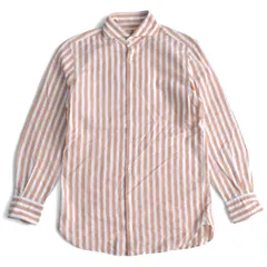 GUY ROVER ギローバー ALL OVER PATTERN SHIRT カッタウェイ 長袖 シャツ ストライプ サイズM メンズ