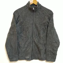 【Eddie Bauer】エディーバウアー ジップアップ フリース ラグラン ジャケット パイル カーディガン アウター 軽量 グレー 灰色 アウトドア スポーツ ウエア アクティブ キャンプ 野外フェス 秋冬シーズン レディース 女性 M / M956w