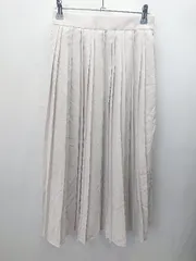 ◇ NATURAL BEAUTY BASIC ロング丈 フレア スカート サイズS ベージュ 系 レディース E  【1406180073923】