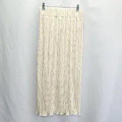 ◇ ⊂◎●未使用● classicalelf クラシカルエルフ ロング プリーツ スカート サイズM L アイボリー レディース E  【1501160049131】