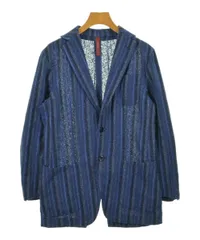 定価13万 ernesto エルネスト ブルーチェック ブークレジャケット 48 定価13万 ernesto エルネスト ブルーチェック ブークレ