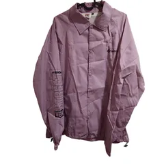 TE5 VISION STREET WEAR ビジョンストリートウェアー コーチジャケット サイズLL パープル系 アウター メンズ