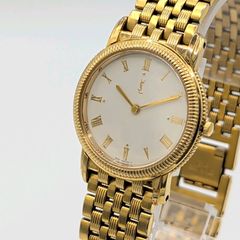 Yves Saint Laurent Watch quartz Gold men's Y2K Vintage 4625