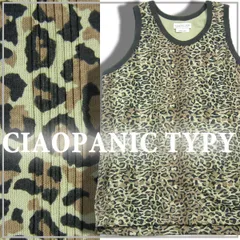 【新品】 CIAOPANIC TYPY ／ チャオパニックティピー　レオパード タンクトップ ノースリーブ カットソー インナー ヒョウ柄 アニマル柄 ｜ オールシーズン