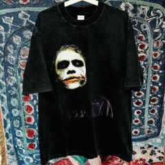 ジョーカーＴシャツ ティーシャツ JORKER 攻め 前衛的 男性  映画 JORKER ウォッシュ加工 半袖 Tシャツ 新品 お洒落 XL 2XL レトロ 個性的 奇抜  攻め 前衛的 ビンテージリプリント vintage riprint 古着