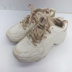 ◇ Θ PUMA プーマ 厚底 ローカットスニーカー サイズ24 ホワイト ベージュ系 レディース メンズ E  【1502180077036】