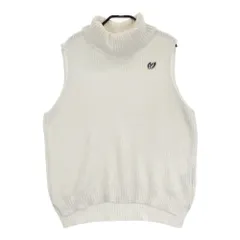 サイズ：1 MASTER BUNNY EDITION マスターバニーエディション  ハイネック ベスト  ホワイト系 [240101448788] ゴルフウェア レディース ストスト