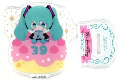 【中古】雑貨 初音ミク/ケーキ クリアスタンド 「タイトーくじ 初音ミク 39(ミク)の日 記念くじ 2nd season」 D賞