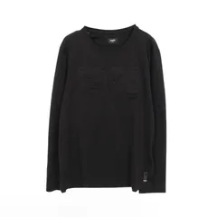 【美品】フェンディ 長袖カットソー ゴールド金具 メダル F F刻印 黒 美品】フェンディ 長袖カットソー ゴールド金具 メダル F F刻印 黒