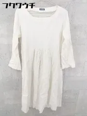 ◇ JOURNAL STANDARD ジャーナルスタンダード 長袖 膝丈 ワンピース アイボリー レディース 【中古】 【1102040004785】