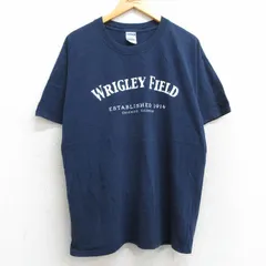L/古着 半袖 ビンテージ Tシャツ メンズ 00s リグレーフィールド コットン クルーネック 紺 ネイビー 25may13 中古