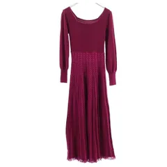 リリーブラウン ウールブレンド 長袖 ニット ワンピース F ピンク系 Lily Brown レディース 古着 【231220】