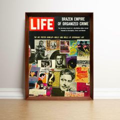 LIFE 60S サイケデリック アート 表紙 1960年代 ビンテージ 写真 額付 ポスター