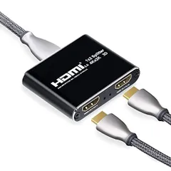 2画面同時出力 BLUPOW 4K60Hz HDMI分配器 1入力2出力 セレクター スプリッター 2画面同時出力 Nintendo SwitchPS4 slimXboxBD PlayerPCなど対応 VA22