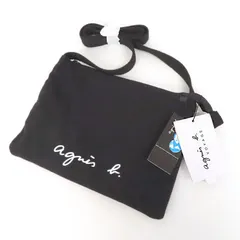 (美品ほぼ未使用)アニエスベー巾着型ポシェット　レザーミニバケットバッグ 2025年最新】アニエスベー バッグ ポシェットの人気アイテム