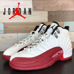 箱付き NIKE AIR JORDAN 12 RETRO ナイキ エア ジョーダン 12 レトロ ホワイト レッド 24cm U08675 153265-161