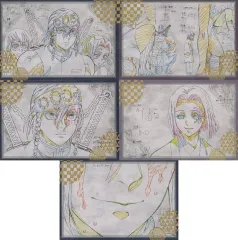 【中古】ポストカード Aセット ポストカードセット 「鬼滅の刃 遊郭編×ufotable DINING 第4期」 お楽しみくじ景品